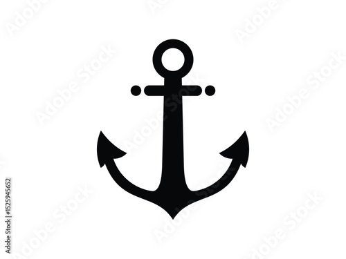 Anchor Emblem, Maritime Navigation and Oceanic Design
