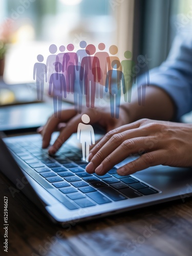 Online recruitment process finding ideal candidate