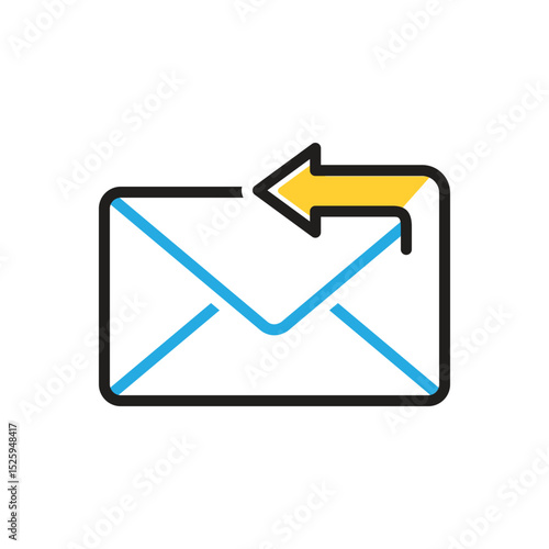Multi color icon for reply