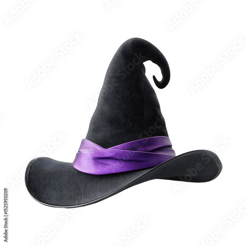 Bewitching Hat with Purple Ribbon