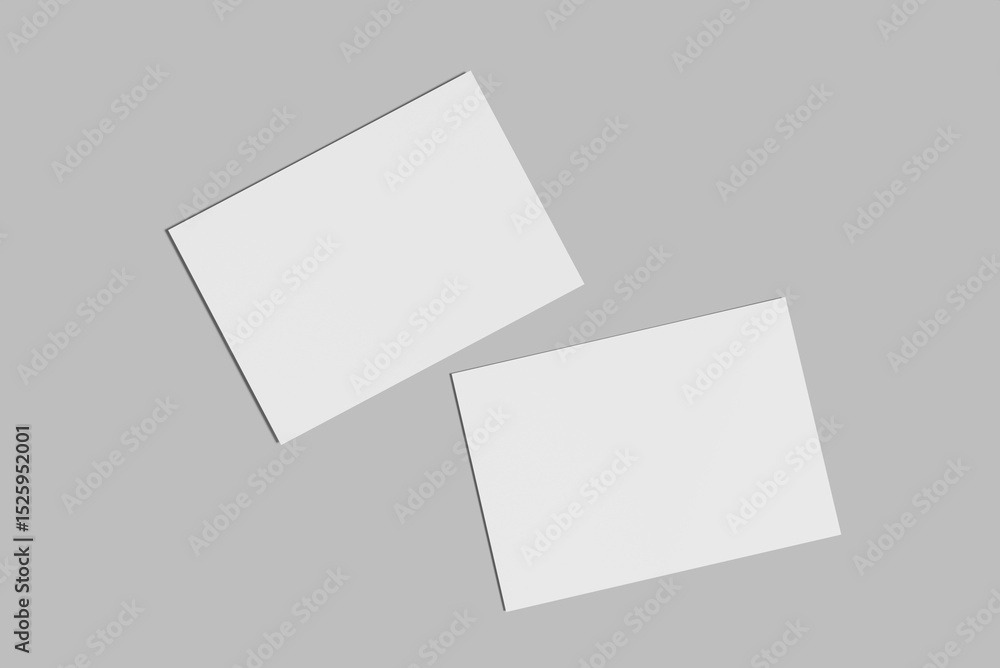 Minimalist A6 Postcard Blank Mockup Minimalist A6 Postcard Blank Mockup