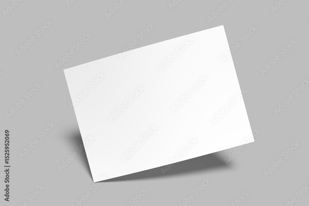 Minimalist A6 Postcard Blank Mockup Minimalist A6 Postcard Blank Mockup
