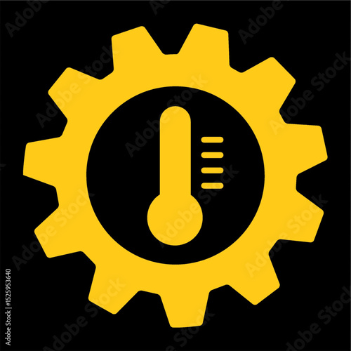 transmission temperature indicator light engine temperature coolant radiator light .eps