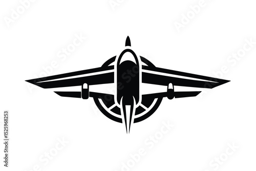 Air travel vector illustration Airplane logo design concept