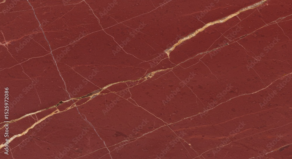 Fototapeta premium Red Marble Texture Background - High-resolution of rich red marble with subtle veining, ideal for backgrounds or design projects