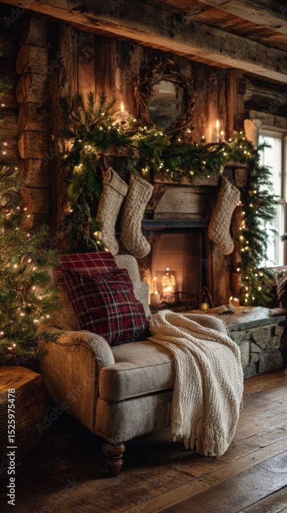 Fototapeta premium Christmas atmosphere, cozy winter photo, holiday, aesthetic, beautiful, for social networks