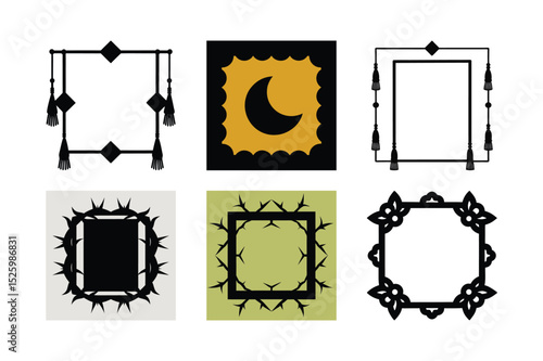 A set of vector fire icons for web and business design, ideal as a symbol or illustration