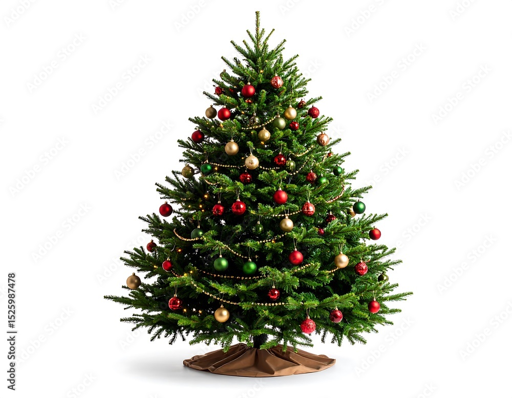 Fototapeta premium Festive Christmas tree