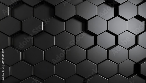 Abstract dark hexagon pattern (6)