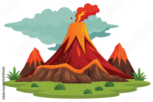Volcano landscape