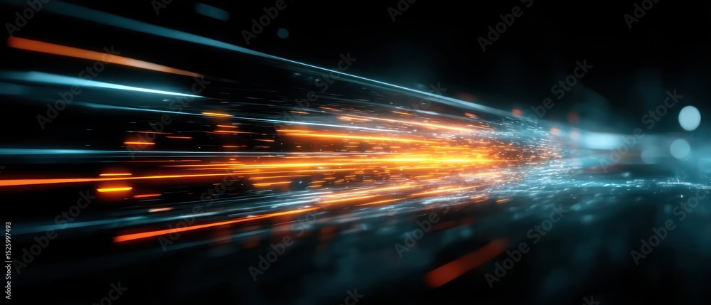 Abstract light streaks Abstract light streaks