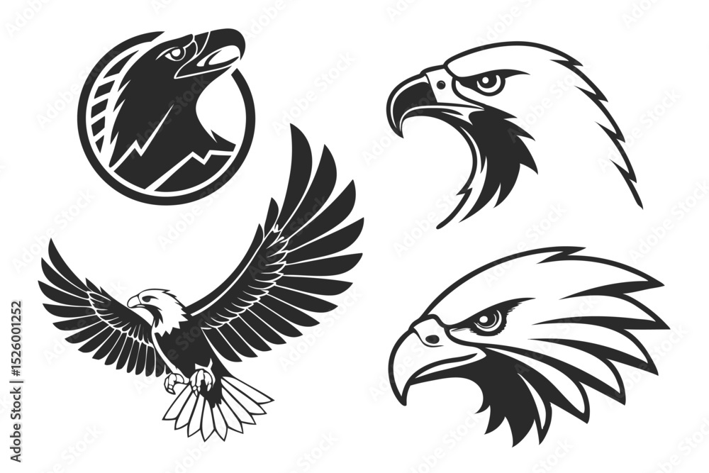 Obraz premium eagle vector illustration