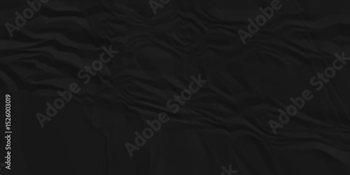 Dark black crumpled paper background. old paper wrinkle texture pattern. cardboard wrinkled arts craft and Seamless black crumpled paper.	

