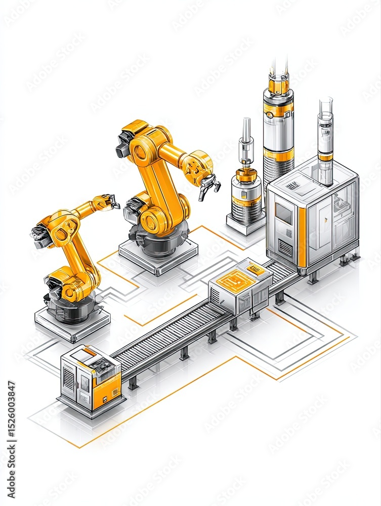 Machine-to-machine networks in smart factory environment with automated robotic arms Machine-to-machine networks in smart factory environment with automated robotic arms