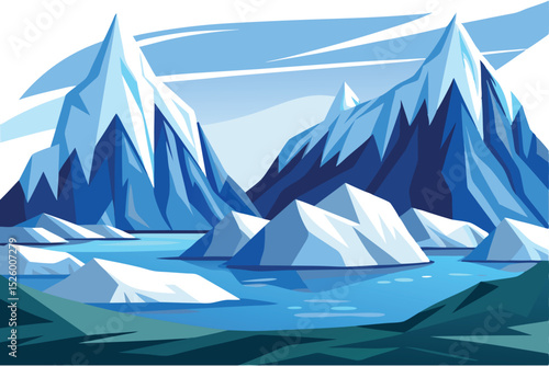 Glacier landscape
