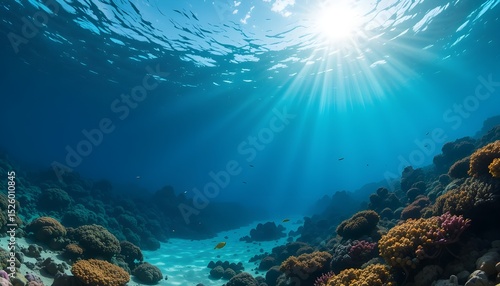 Wallpaper Mural Vibrant Underwater Scene Featuring Tropical Seabed, Colorful Reef, and Sunlit Waters

 Torontodigital.ca