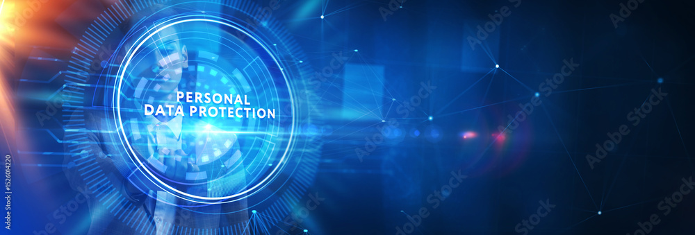 Obraz premium Data protection privacy concept. Personal data protection.