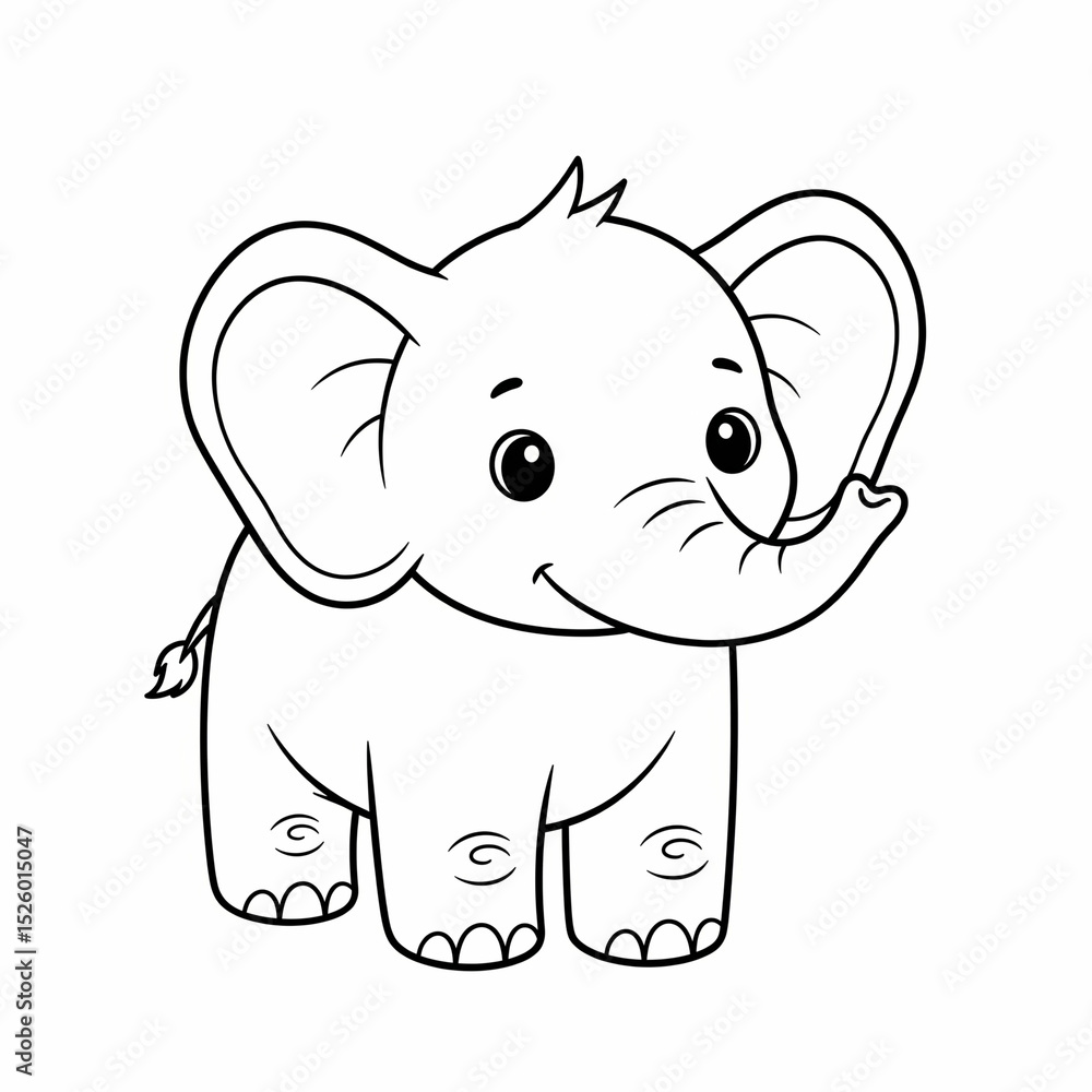 Fototapeta premium Coloring cartoon pictures