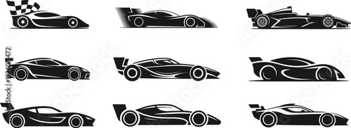 Vector formula race car vector 