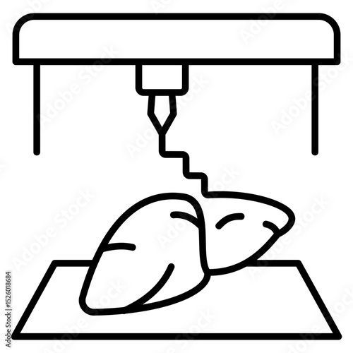Bioprinting Outline Icon