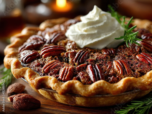 A decadent chocolate pecan ...