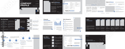 Tech Startup Company Profile Brochure