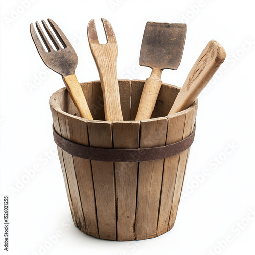garden tools isolated