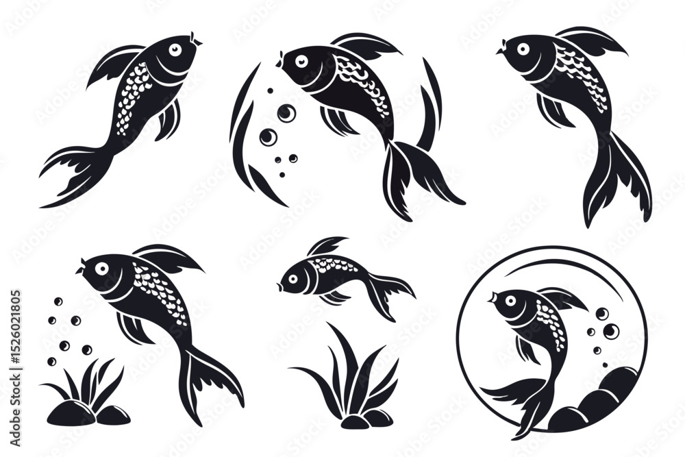 Obraz premium tribal tattoo set