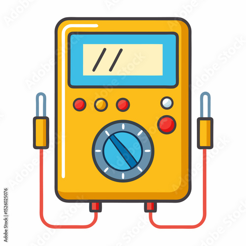 multimeter vector illustration