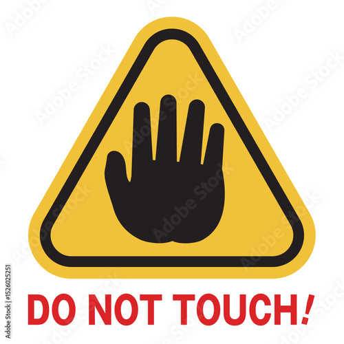 触るなマーク　英語