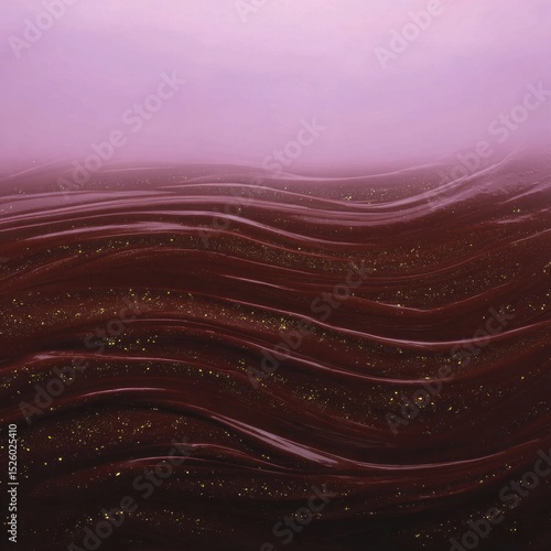 Abstract burgundy waves