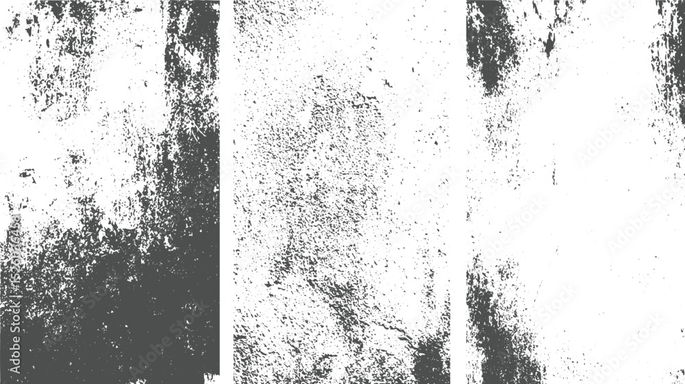 Fototapeta premium Grungy Distressed textures Set, Grungy Distressed dirty Circles Set, Texture grunge chaotic random dust, texture transparent background. 