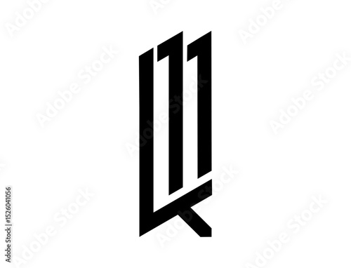 Letter K logo design simple