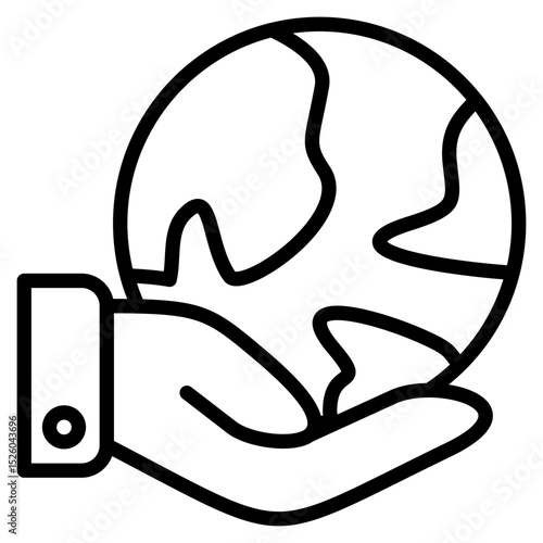 Environment line icon
