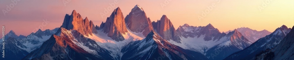 Obraz premium Golden light crests jagged peaks, painting the Dolomites in fiery hues , clouds, colorful