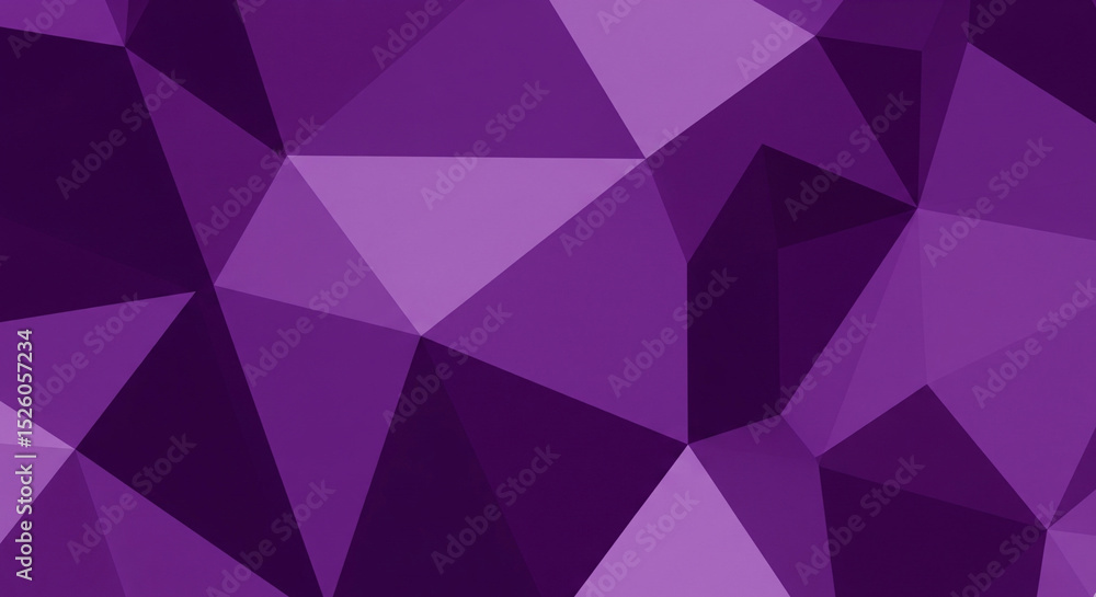 Obraz premium Abstract purple geometric triangle mosaic pattern vector illustration