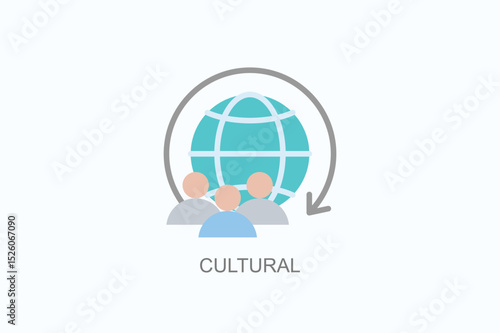 Cultural Icon Or Logo Isolated Vector Illustration