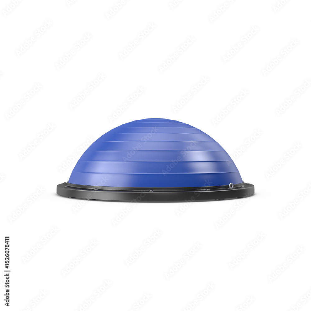 Fototapeta premium Blue Balance Trainer Dome Isolated on Transparent Background