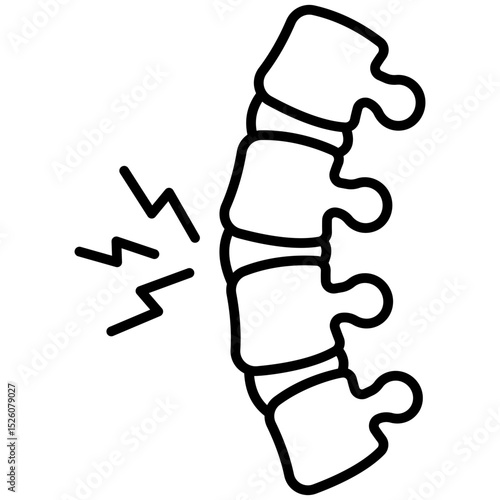 Spine Line Icon