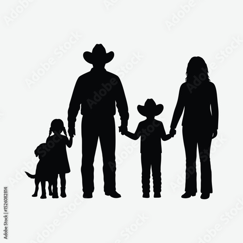 Download high-quality family poses vector silhouette. Perfect for t-shirts, logos, crafts, cards & more. Ideal for designers & crafters
