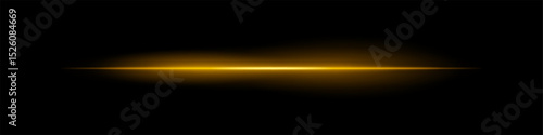 Yellow power streak. Focused beam with intense glow and wide radial blur, creating hot energy feel on black background. Great for sci-fi, flame, speed visuals.