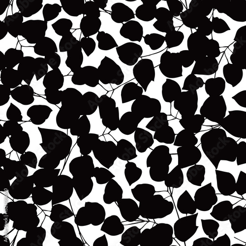 Obraz na plátne Seamless pattern with beautiful plants perfect for textiles,