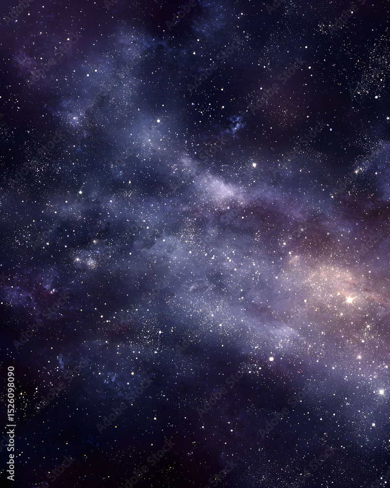 Fototapeta premium Elegant Galaxy Background Deep Space Nebula with Sparkling Stars