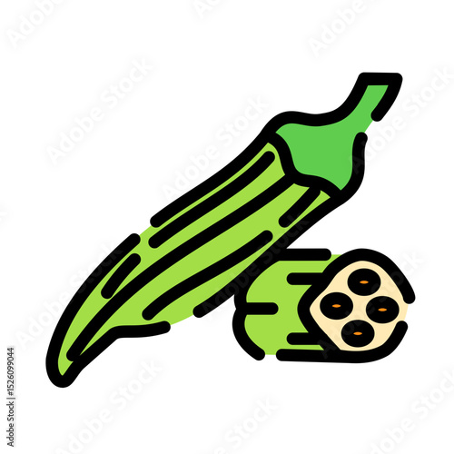 bitter melon icon	