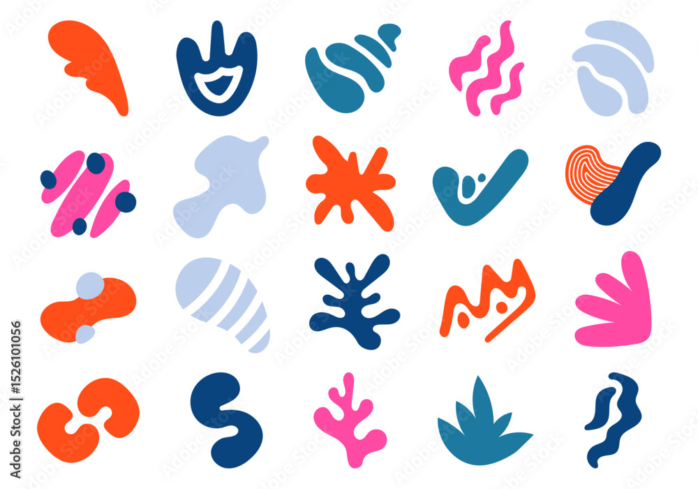 Fototapeta premium Minimal Organic Abstract Shape