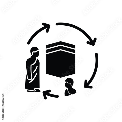 Icons for muslim hajj
