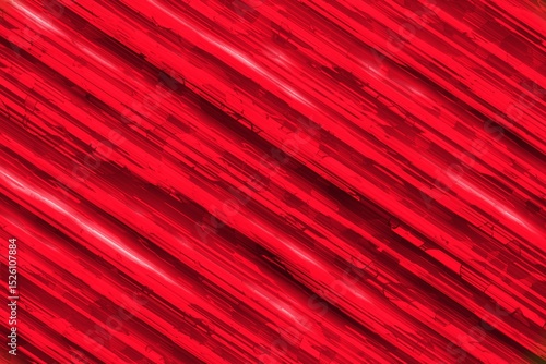 creative red glossy metal diagonal stripes digitally drawn background texture illustration