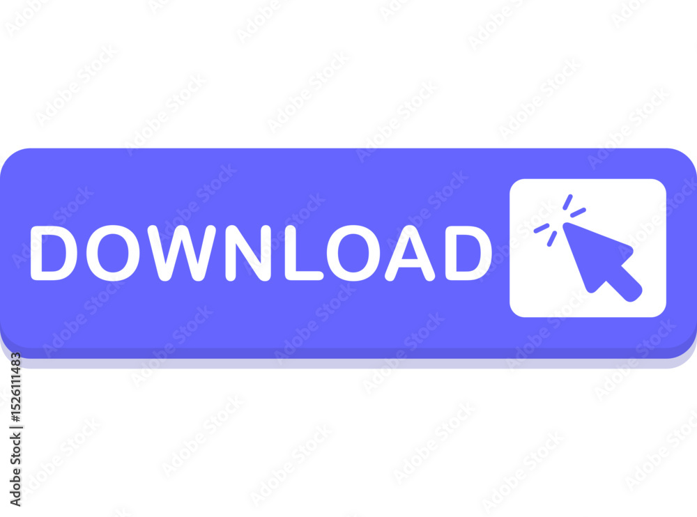 Modern Download Web Button, SVG UI Vector Element Modern Download Web Button, SVG UI Vector Element