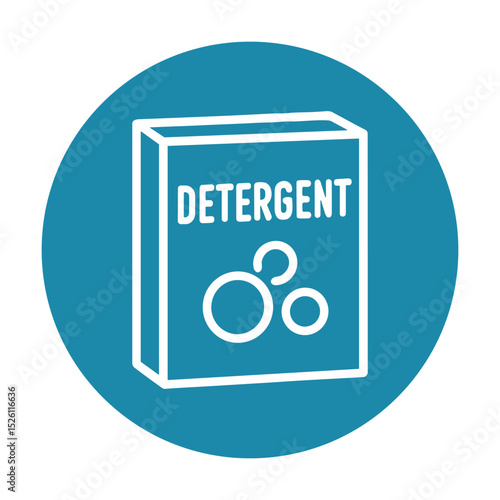 Laundry Detergent Box Icon Graphic. Icon symbol illustration