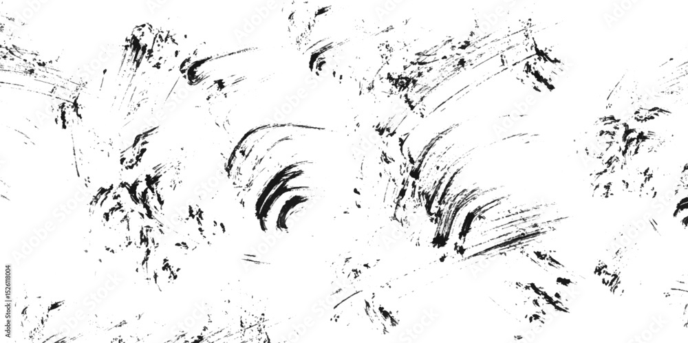 Obraz premium Abstract white and black texture of a grunge concrete dust wall with cracks and scratches background. vintage overly distress splatter spray vector art. Dust overlay distress grungy effect paint.